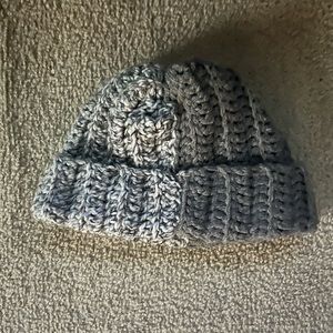 Split colored beanie